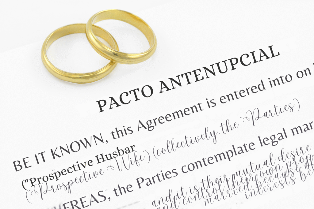 pacto antenupcial