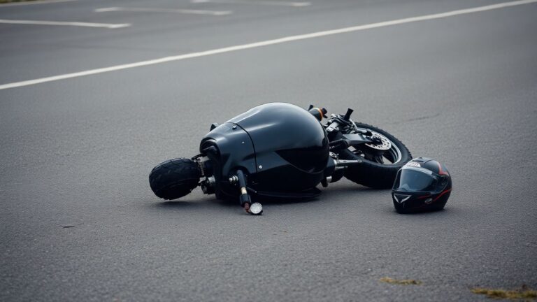 Acidente com Motocicleta no Trabalho